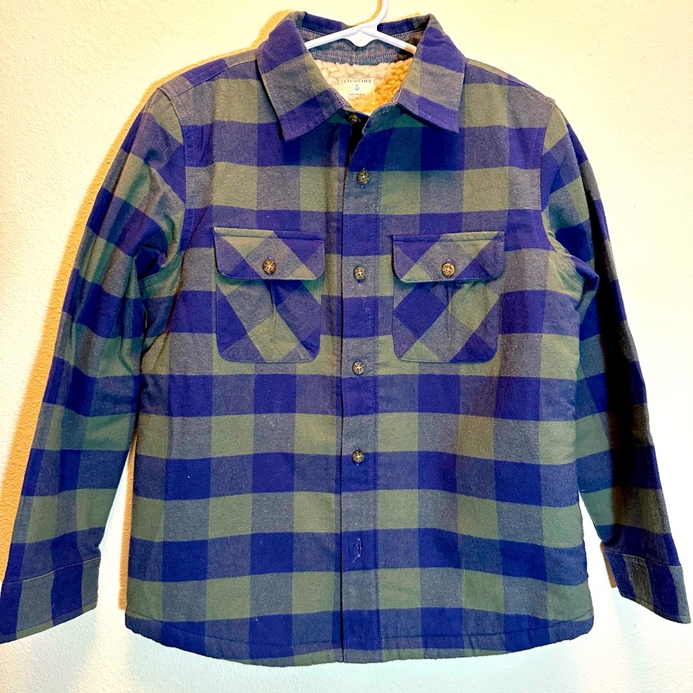 JCrew Boy’s Sherpa Lined Flannel